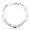 Thumbnail Image 2 of J'Lure Lab-Grown Diamond Contour Wedding Band 1/8 ct tw 18K White Gold