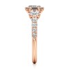 Thumbnail Image 3 of J'Lure Hexagon Step-Cut Lab-Grown Diamond Engagement Ring 1-7/8 ct tw 18K Rose Gold