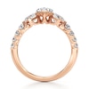 Thumbnail Image 2 of J'Lure Kite Step-Cut Lab-Grown Diamond Engagement Ring 2 ct tw 18K Rose Gold