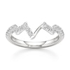 Thumbnail Image 1 of J'Lure Lab-Grown Diamond Angled Contour Wedding Band 1/3 ct tw 18K White Gold