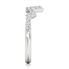 Thumbnail Image 3 of J'Lure Lab-Grown Diamond Angled Contour Wedding Band 1/3 ct tw 18K White Gold