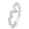 Thumbnail Image 4 of J'Lure Lab-Grown Diamond Angled Contour Wedding Band 1/3 ct tw 18K White Gold