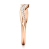 Thumbnail Image 3 of J'Lure Lab-Grown Diamond Contour Wedding Band 1/8 ct tw 18K Rose Gold
