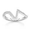 Thumbnail Image 1 of J'Lure Lab-Grown Diamond Contour Wedding Band 1/5 ct tw 18K White Gold