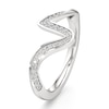 Thumbnail Image 4 of J'Lure Lab-Grown Diamond Contour Wedding Band 1/5 ct tw 18K White Gold