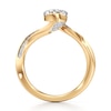 Thumbnail Image 2 of J'Lure Pear Step-Cut Lab-Grown Diamond Bypass Engagement Ring 2-1/6 ct tw 18K Yellow Gold