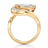 Thumbnail Image 2 of J'Lure Leaf Step-Cut Lab-Grown Diamond Engagement Ring 3 ct tw 18K Yellow Gold
