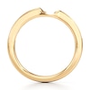 Thumbnail Image 2 of J'Lure Baguette-Cut Lab-Grown Diamond Contour Wedding Band 1/3 ct tw 18K Yellow Gold