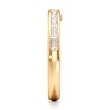 Thumbnail Image 3 of J'Lure Baguette-Cut Lab-Created Diamond Contour Wedding Band 1/3 ct tw 18K Yellow Gold