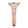Thumbnail Image 3 of J'Lure Moval Old-Cut Lab-Grown Diamond Engagement Ring 1-1/3 ct tw 18K Rose Gold