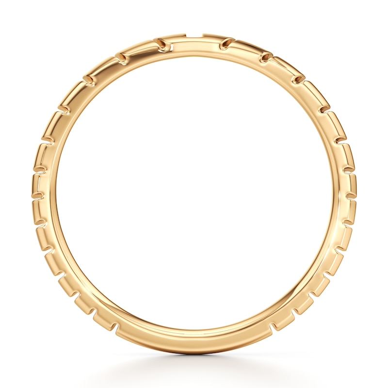 Main Image 2 of J'Lure Contour Wedding Band 18K Yellow Gold