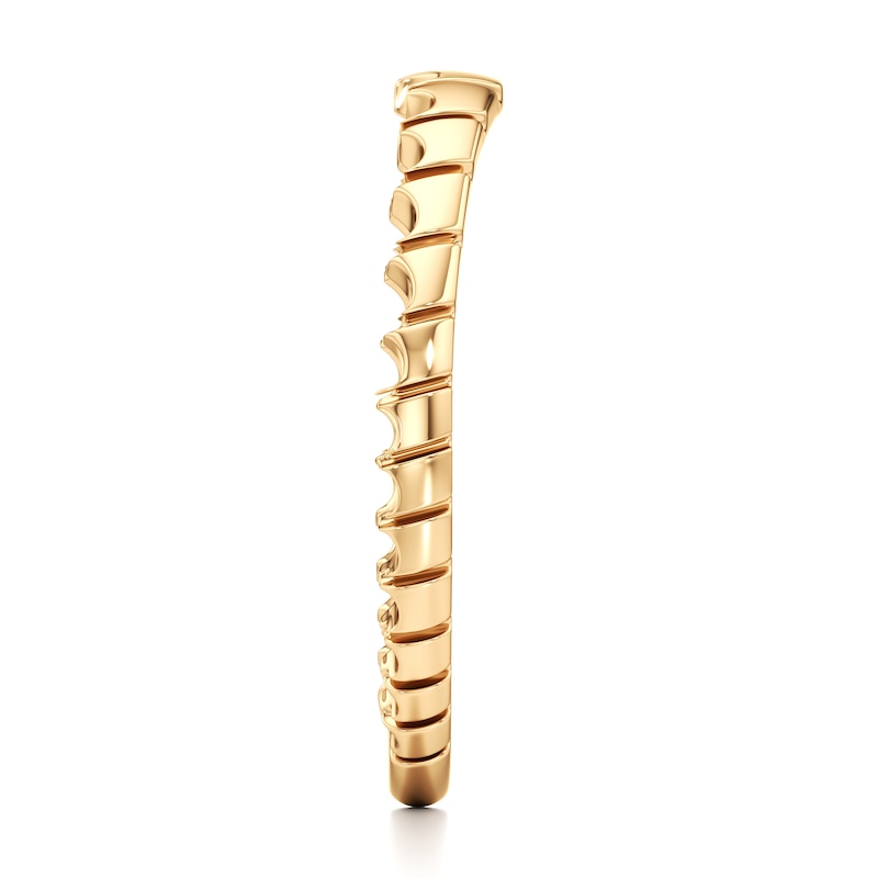Main Image 3 of J'Lure Contour Wedding Band 18K Yellow Gold