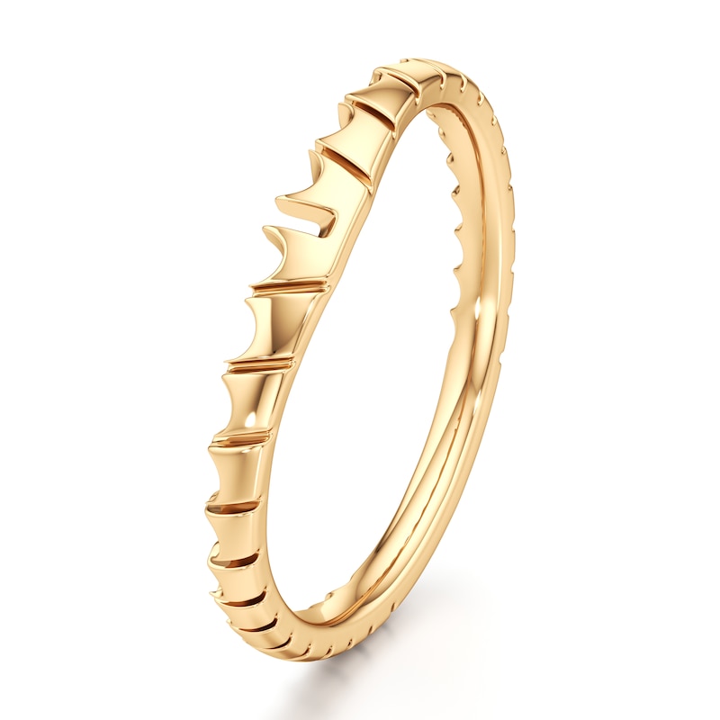 Main Image 4 of J'Lure Contour Wedding Band 18K Yellow Gold