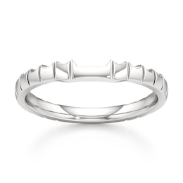 J'Lure Contour Wedding Band 18K White Gold