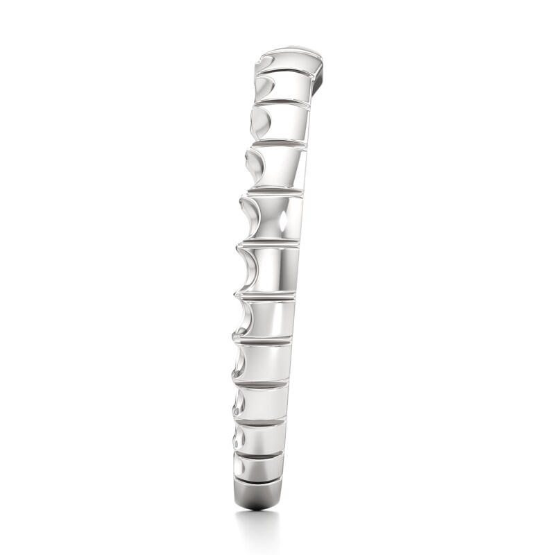 Main Image 3 of J'Lure Contour Wedding Band 18K White Gold