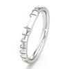 Thumbnail Image 4 of J'Lure Contour Wedding Band 18K White Gold