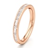 Thumbnail Image 4 of J'Lure Baguette & Round-Cut Lab-Grown Diamond Wedding Band 3/8 ct tw 18K Rose Gold
