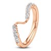 Thumbnail Image 2 of J'Lure Lab-Grown Diamond Contour Wedding Band 3/8 ct tw 18K Rose Gold