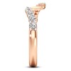 Thumbnail Image 3 of J'Lure Lab-Grown Diamond Contour Wedding Band 3/8 ct tw 18K Rose Gold