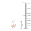 Thumbnail Image 4 of Natural Morganite Necklace 1/15 ct tw Diamonds 10K Rose Gold