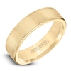 Thumbnail Image 2 of ArtCarved Men's Brushed Wedding Band 14K Yellow Gold 6mm