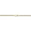 Thumbnail Image 3 of Men's Name & Initial Dog Tag Necklace 24K Yellow Gold-Plated Sterling Silver 22"