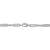 Thumbnail Image 2 of Paperclip Chain Bracelet 4.2mm 14K White Gold 7.5"