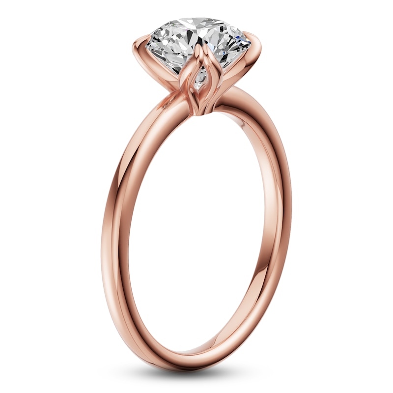 Main Image 2 of Round-Cut Diamond Solitaire Engagement Ring 2 ct tw 14K Rose Gold (I2/I)