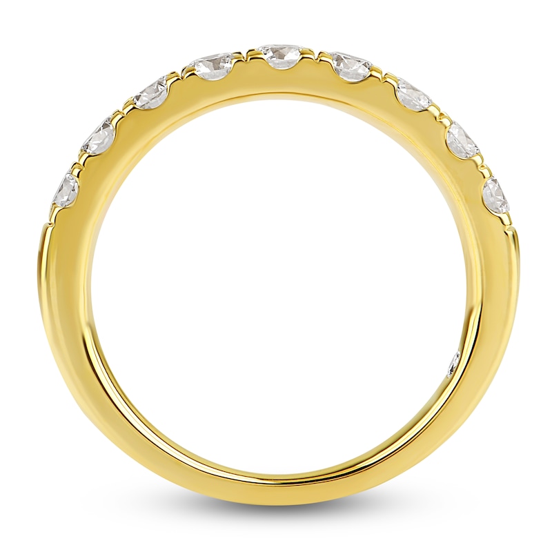 Main Image 2 of Storied Diamond Desert Sands of Eternity Anniversary Ring 1 ct tw 18K Yellow Gold