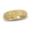 Thumbnail Image 1 of LUSSO by Italia D'Oro Men's Nugget Ring 14K Yellow Gold