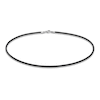 Thumbnail Image 2 of Baraka Men's Rubber Necklace Stainless Steel 19.7"