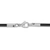 Thumbnail Image 3 of Baraka Men's Rubber Necklace Stainless Steel 19.7"