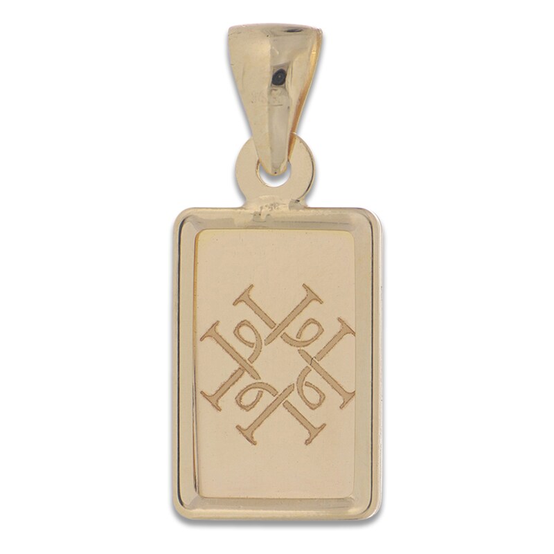 Main Image 3 of Italia D'Oro 1g Ingot Charm 24K & 14K Yellow Gold