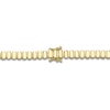 Thumbnail Image 3 of Shy Creation Baguette & Round-Cut Multi-Diamond Necklace 2-7/8 ct tw 14K Yellow Gold SC55028122RDZ17