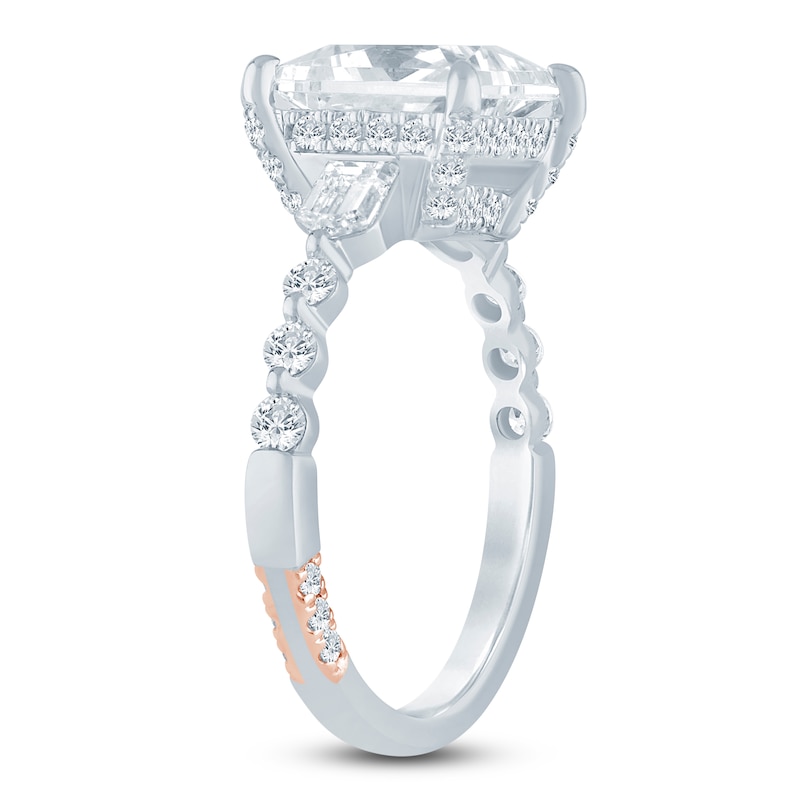 Main Image 2 of Pnina Tornai Princess-Cut Lab-Grown Diamond Engagement Ring 3-3/4 ct tw 14K White Gold