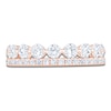 Thumbnail Image 3 of Certified Diamond Two-Row Anniversary Ring 1-1/4 ct tw 14K Rose Gold