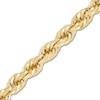 Thumbnail Image 3 of Glitter Rope Chain Necklace 8mm Solid 10K Yellow Gold 24"