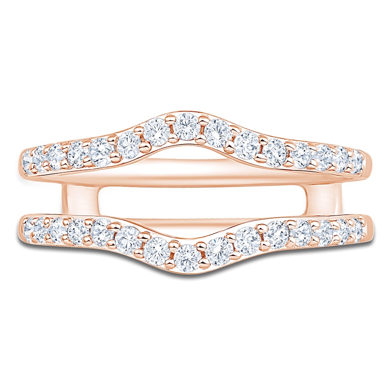 Main Image 3 of Certified Diamond Contour Enhancer Ring 1/2 ct tw 14K Rose Gold