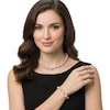 Thumbnail Image 3 of Pink Cultured Pearl & Bead Bracelet 14K Yellow Gold 8.5-9mm 7.25"