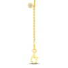 Thumbnail Image 4 of Bezel-Set Diamond Dangle Station Necklace 1/2 ct tw 14K Yellow Gold 18"