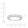 Thumbnail Image 4 of Lab-Grown Diamond Seven-Stone Anniversary Ring 1-1/3 ct tw 14K White Gold