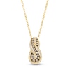 Thumbnail Image 1 of Le Vian Diamond Infinity Necklace 5/8 ct tw 14K Honey Gold 19"