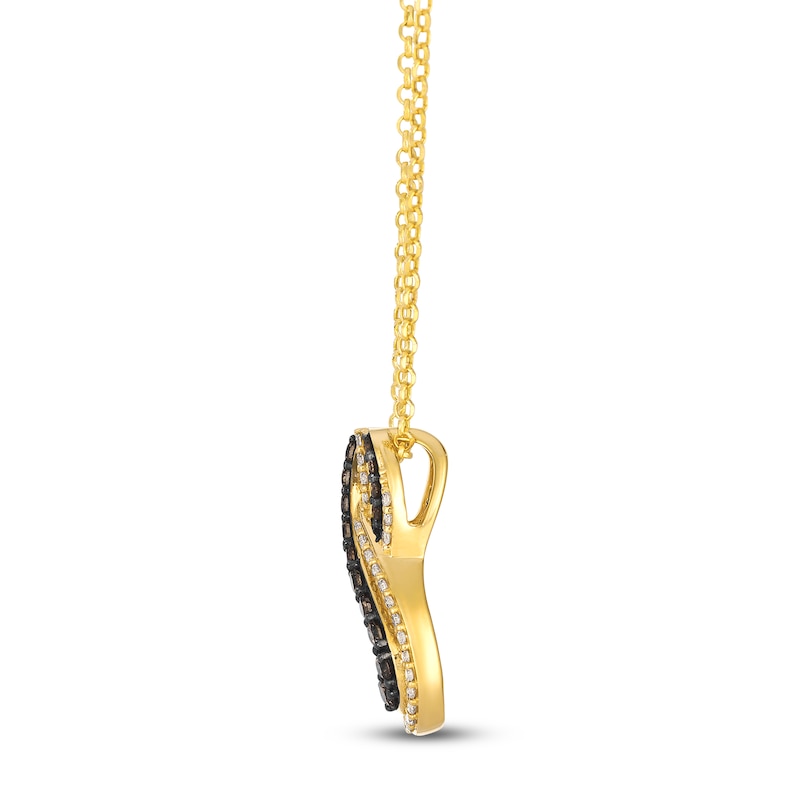 Main Image 2 of Le Vian Diamond Infinity Necklace 5/8 ct tw 14K Honey Gold 19"