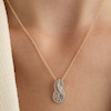 Thumbnail Image 3 of Le Vian Diamond Infinity Necklace 5/8 ct tw 14K Honey Gold 19"