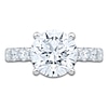 Thumbnail Image 3 of Round-Cut Lab-Grown Diamond Hidden Halo Engagement Ring 5 ct tw 14K White Gold