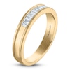 Thumbnail Image 2 of Vera Wang VOW Baguette-Cut Diamond Wedding Band 1/4 ct tw 14K Yellow Gold