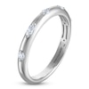 Thumbnail Image 2 of Vera Wang VOW Marquise & Round-Cut Diamond Wedding Band 1/5 ct tw 14K White Gold