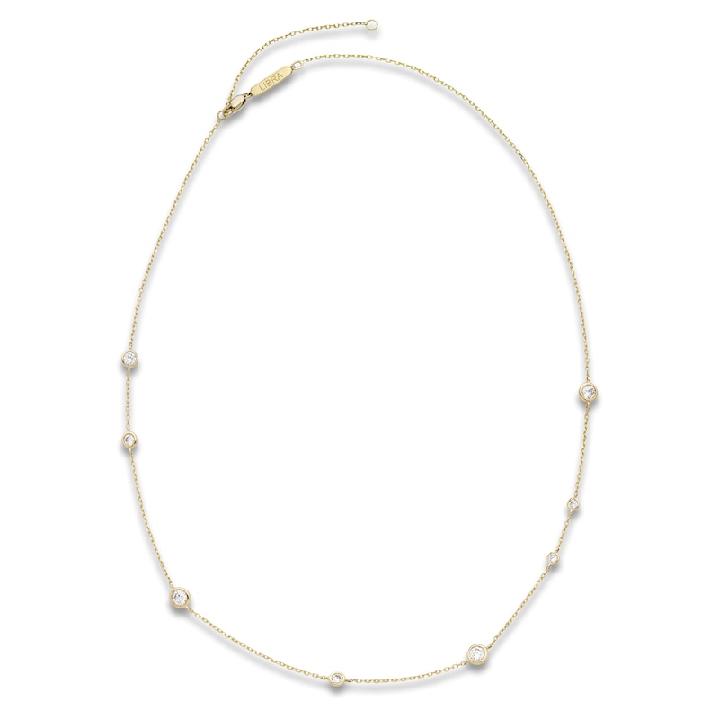 Main Image 1 of Constellations by Jared Lab-Grown Diamond Libra Necklace 3/4 ct tw 10K Yellow Gold 18"