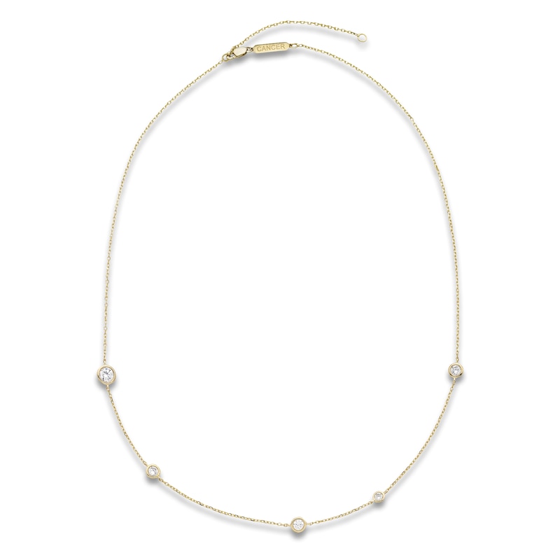 Main Image 1 of Constellations by Jared Lab-Grown Diamond Cancer Necklace 3/4 ct tw 10K Yellow Gold 18"