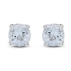 Thumbnail Image 1 of Aquamarine Earrings Round-Cut 14K White Gold